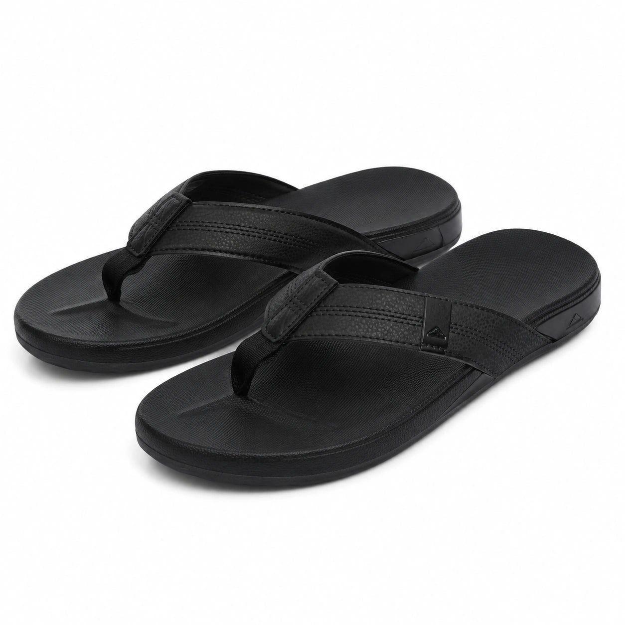 Infradito da uomo taglia 38/39 in materiale sintetico nero per uso casual