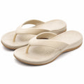 Infradito 42/43 in materiale sintetico beige con suola sagomata per uso estivo